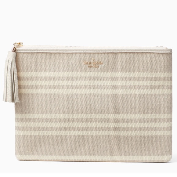 kate spade Handbags - Kate Spade Larchmont Avenue Fabric Stripe Gia